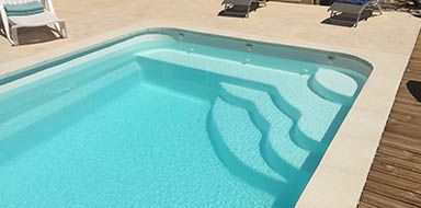 Piscine coque 7x3,50m