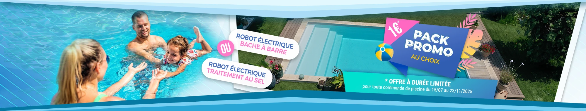 Promotion bache de piscine + pompe à chaleur