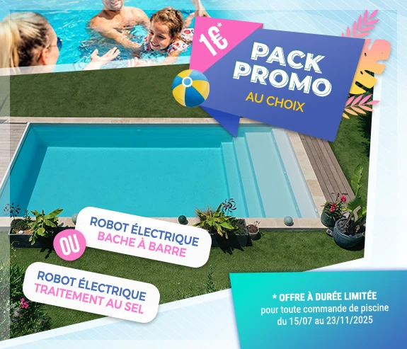 Offre promotionnelle piscine coque