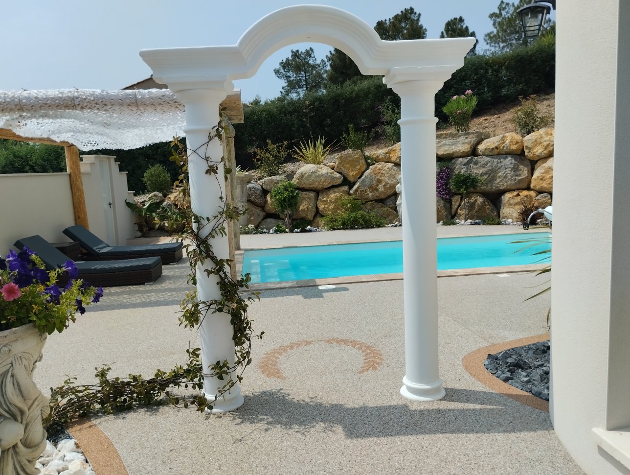 aménagement romain piscine - Photo piscine à coque