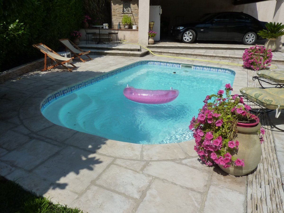 petite piscine aspect naturel - Photo piscine à coque