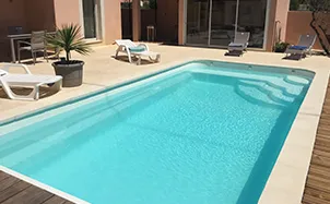 Piscine polyester rectangle