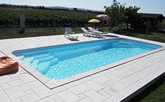 Grand Lac Piscine coque pour famille