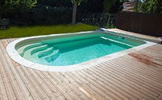 Lac blanc Abris pour piscine coque