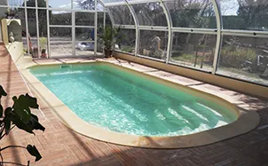 piscine polyester 6m ovale