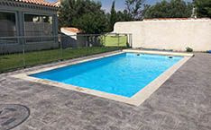 Piscine 8 par 4 totalement rectangle