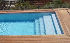 piscine coque banquette 10m