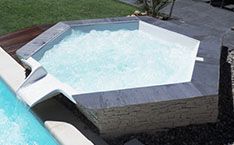 Spa à debordement Jacuzzi pour piscine